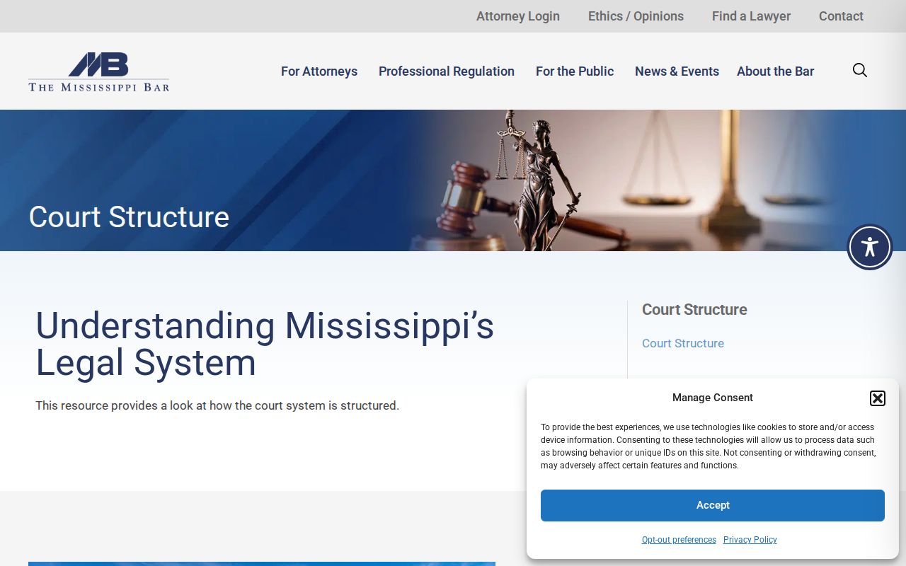 Mississippi court hierarchy relevant to Quitman County warrants